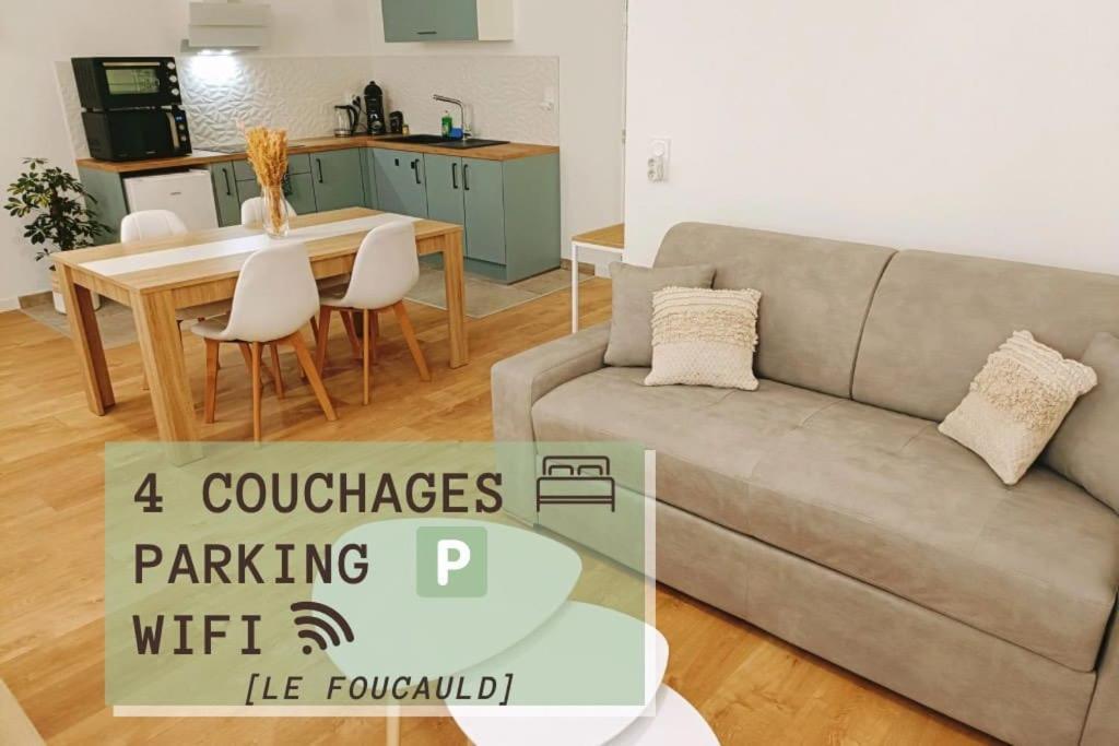 Le Foucauld 4 Canapes, Parking, Wifi Daire Lourdes Dış mekan fotoğraf